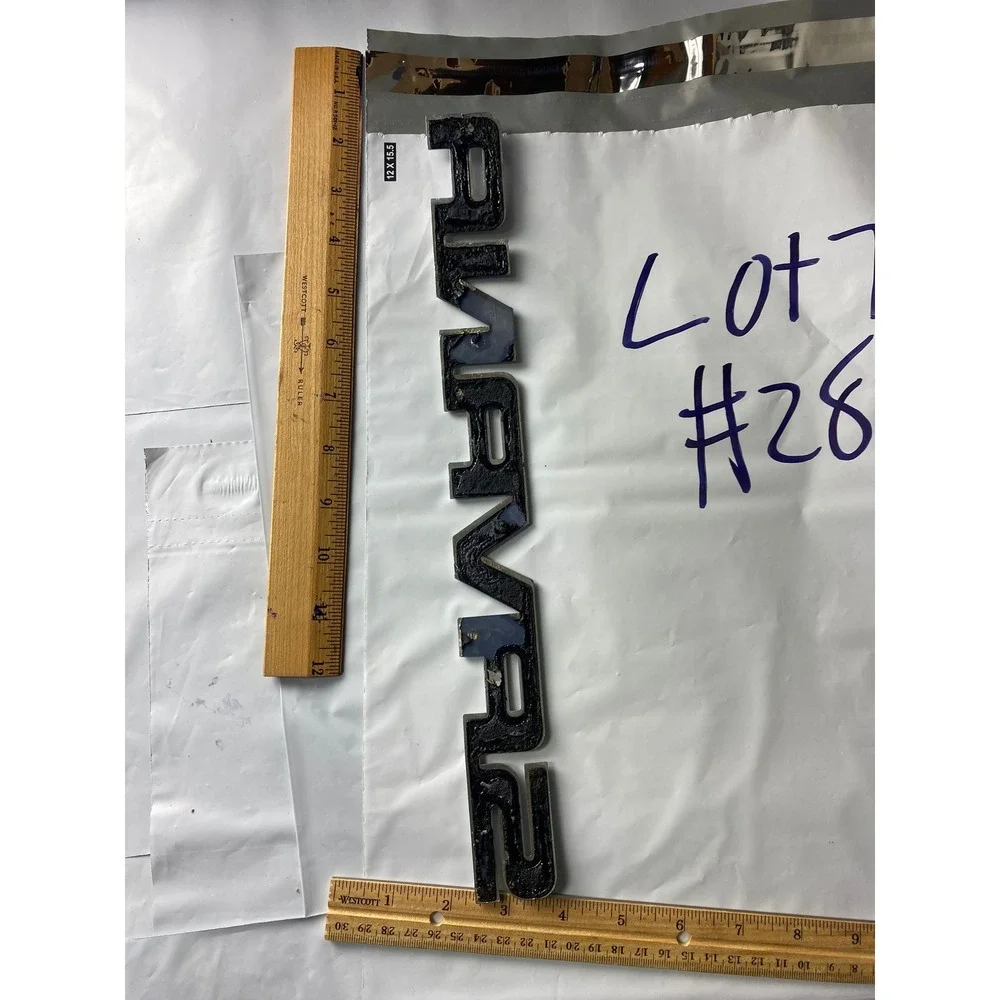 OEM Toyota Sienna Chrome Rear Trunk Liftgate‎ Emblem Badge Script